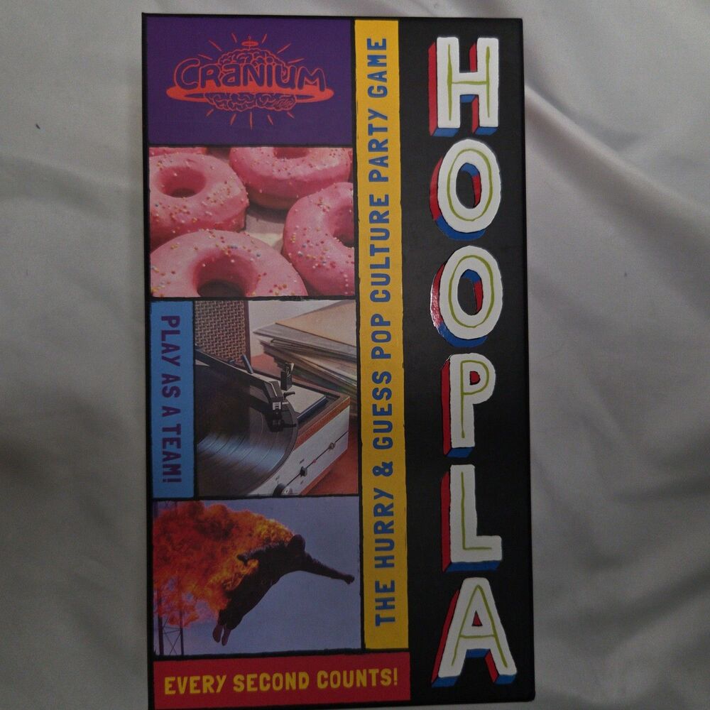 Cranium Hoopla The Hurry & Guess‎ Pop Culture Party Game Ages 12+ 2-8 Players
